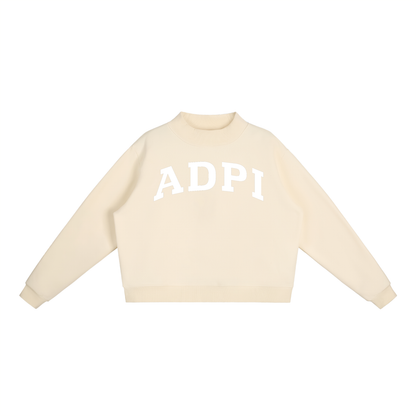 Alpha Delta Pi Mock Neck Sweatshirt - Ivy Society