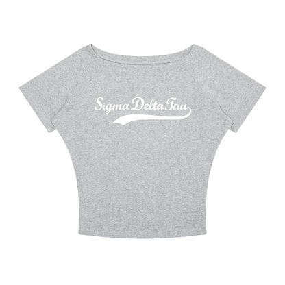 Sigma Delta Tau Off the Shoulder Tee
