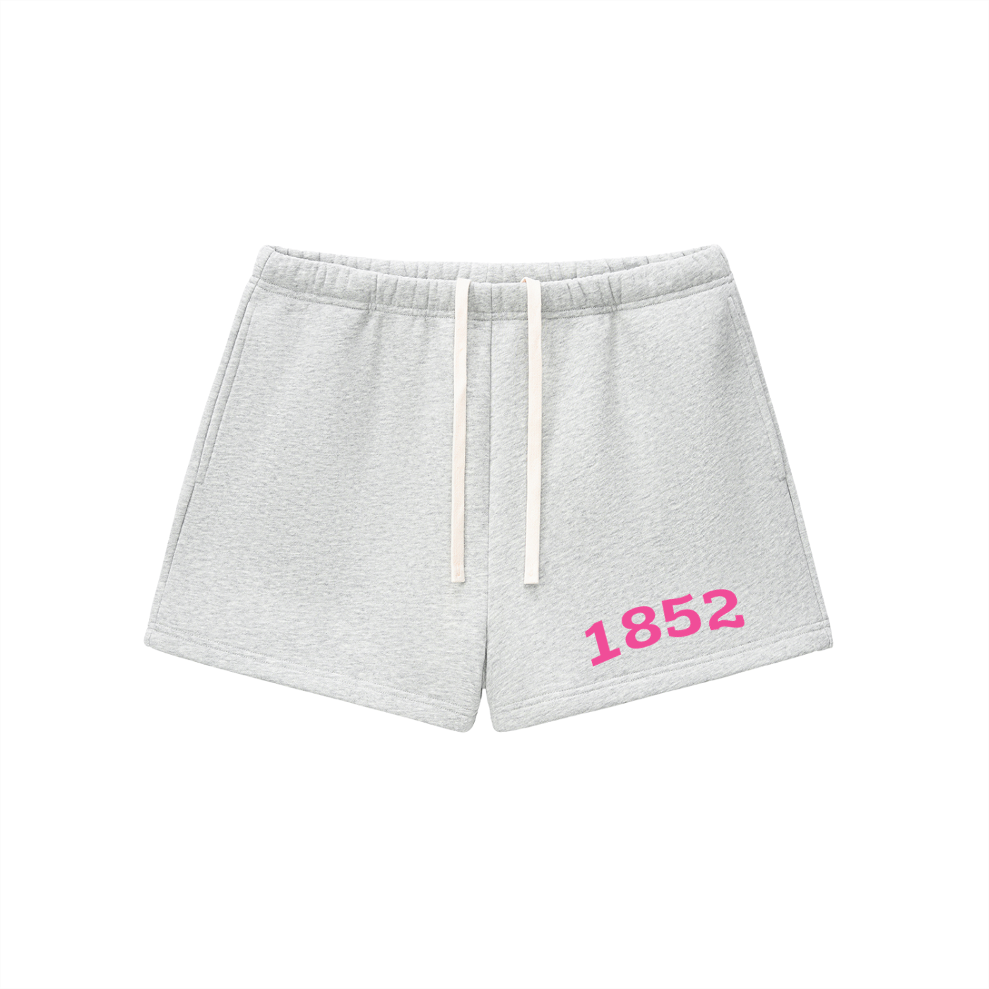 Pink Phi Mu Fleece Drawstring Shorts - Ivy Society