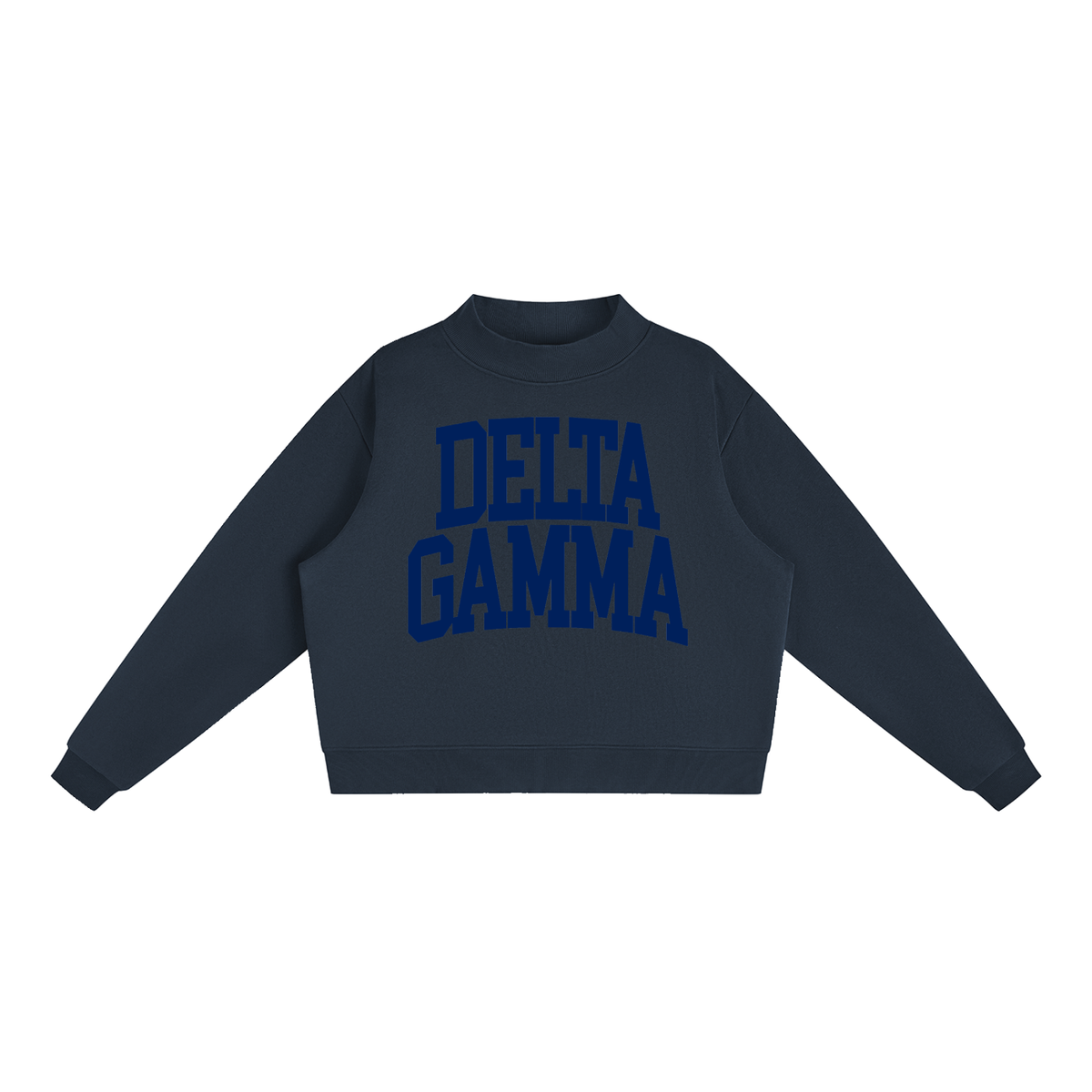 Delta Gamma Big Mock Neck Sweatshirt