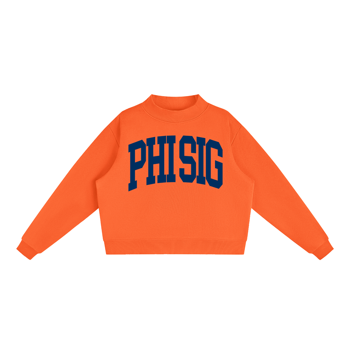 Phi Sig Mock Neck Sweatshirt