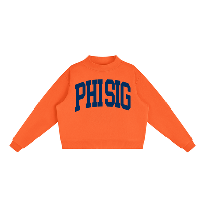 Phi Sig Mock Neck Sweatshirt