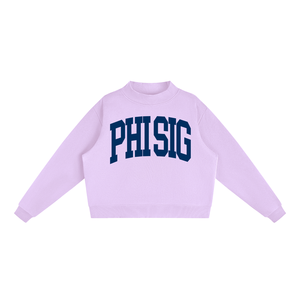 Phi Sig Mock Neck Sweatshirt