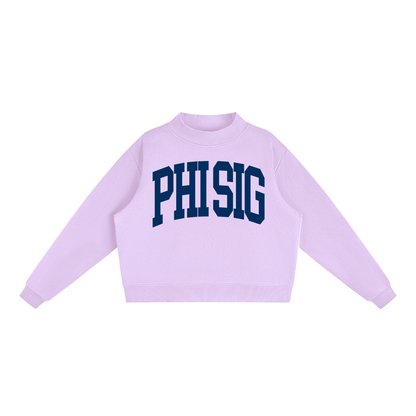 Phi Sig Mock Neck Sweatshirt
