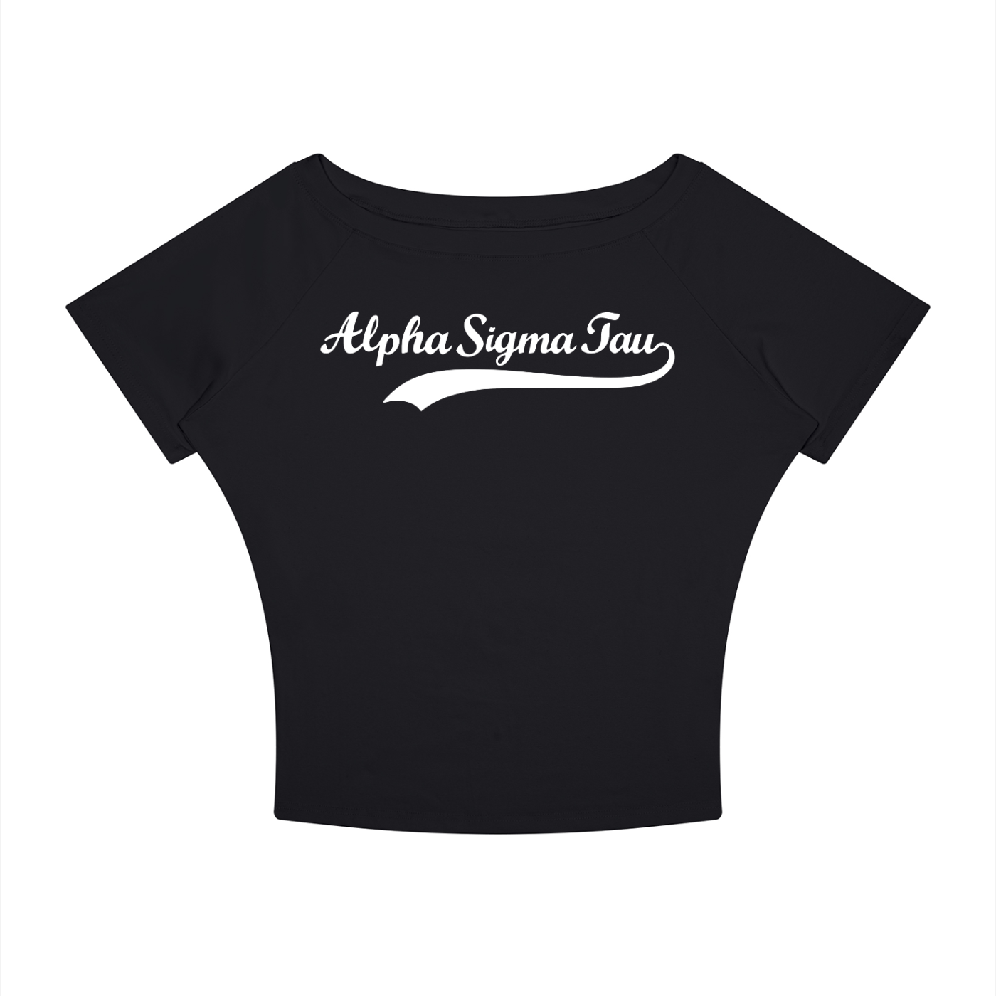 Alpha Sigma Tau Off the Shoulder Tee