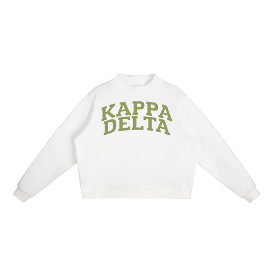 Green Kappa Delta Mock Neck Sweatshirt