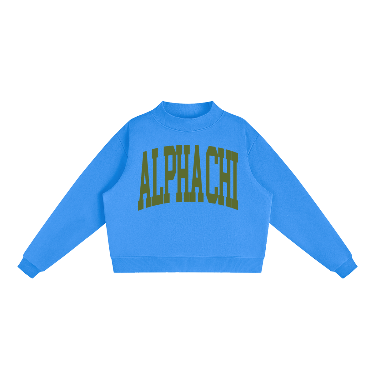 Alpha Chi Omega Big Mock Neck Sweatshirt