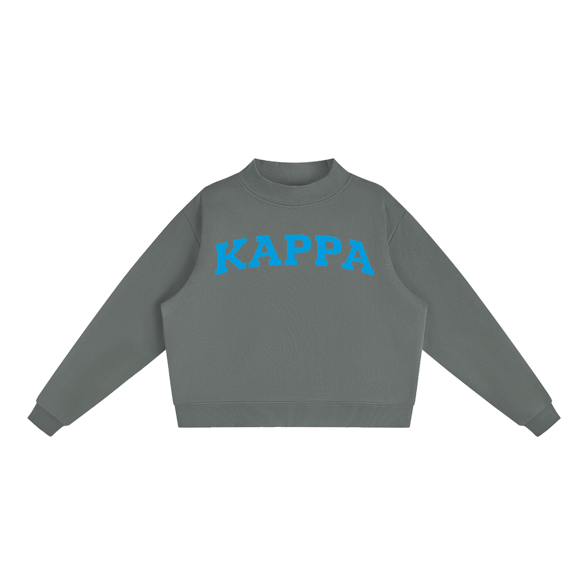 Kappa Kappa Gamma Blue Mock Neck Sweatshirt
