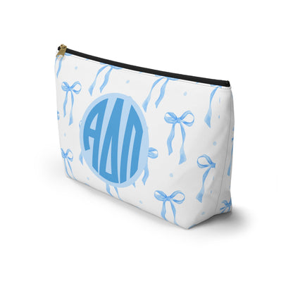 Alpha Delta Pi Monogram Makeup Bag
