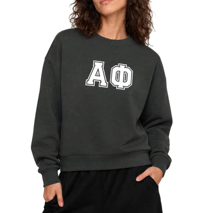 Alpha Phi Letters Sweatshirt