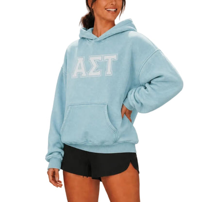 Alpha Sigma Tau Letters Hoodie