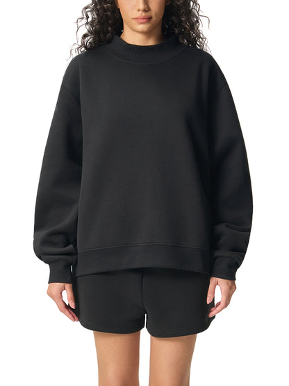 Alpha Sigma Tau Mock Neck Sweatshirt