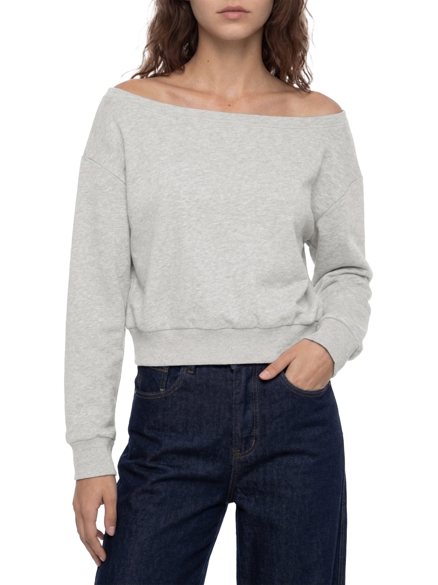 Delta Phi Epsilon 1917 Off The Shoulder Sweatshirt