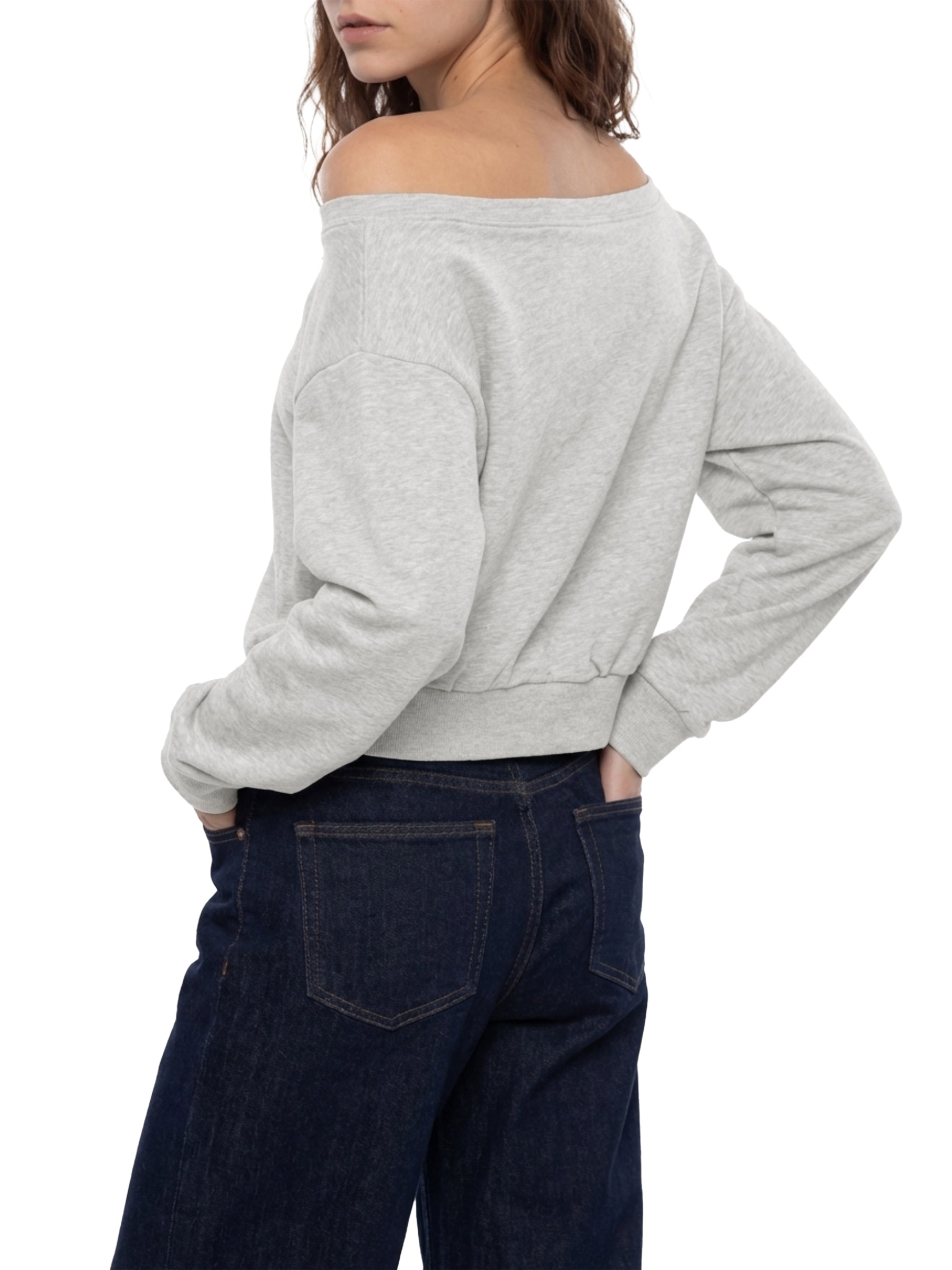 Gamma Phi Beta 1874 Off The Shoulder Sweatshirt - Ivy Society