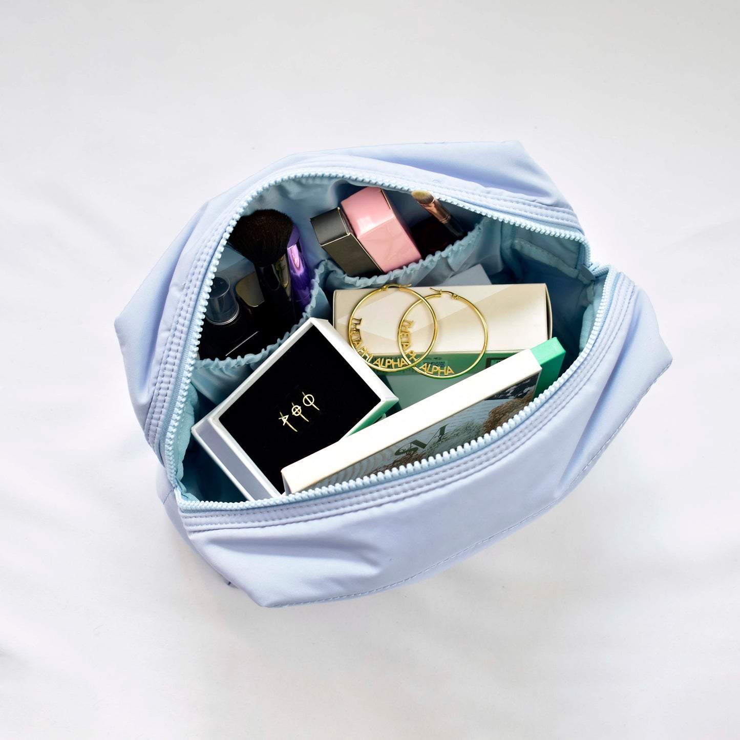 Zeta Tau Alpha Puffer Makeup Bag