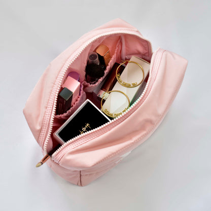 Alpha Phi Puffer Makeup Bag