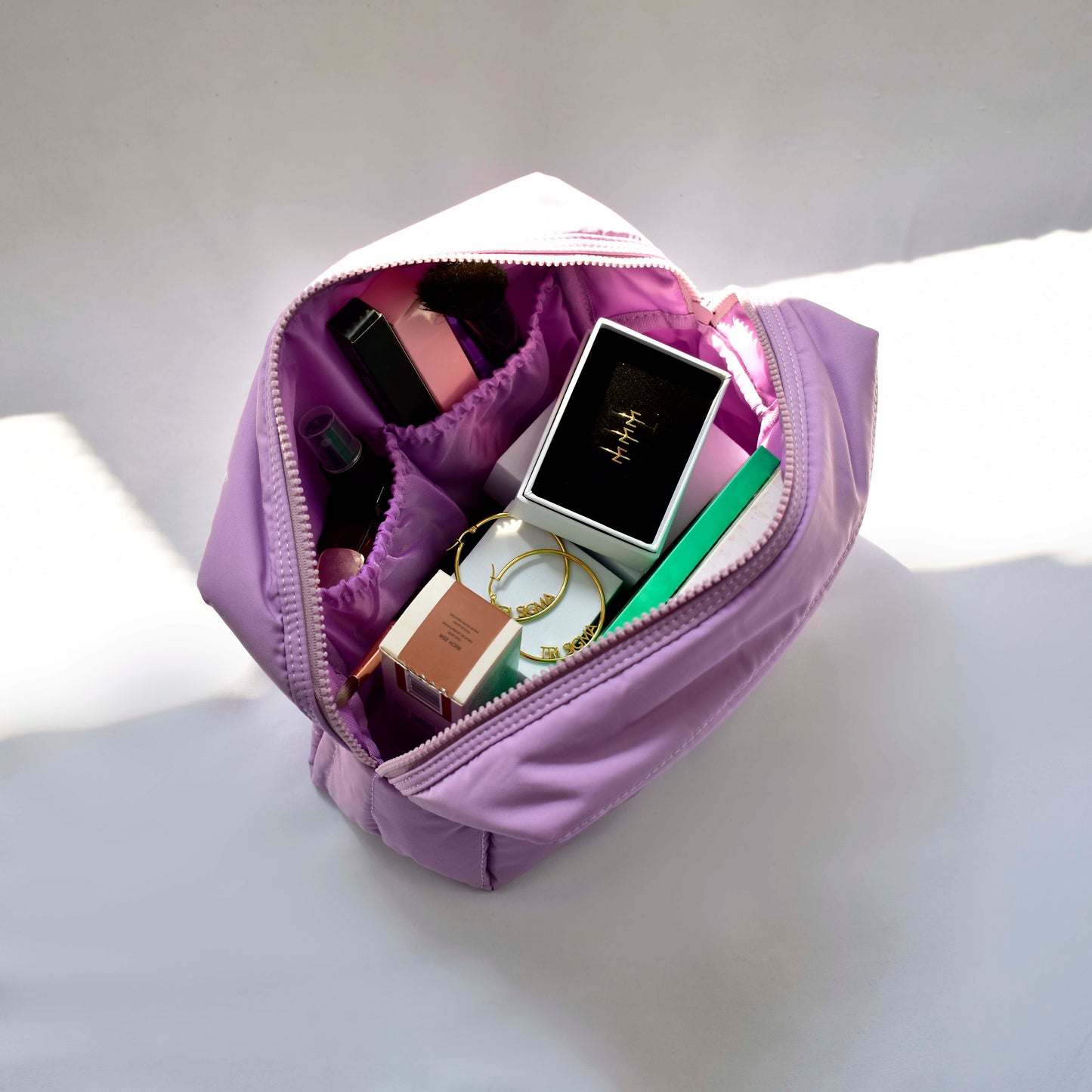 Sigma Kappa Puffer Makeup Bag - Ivy Society