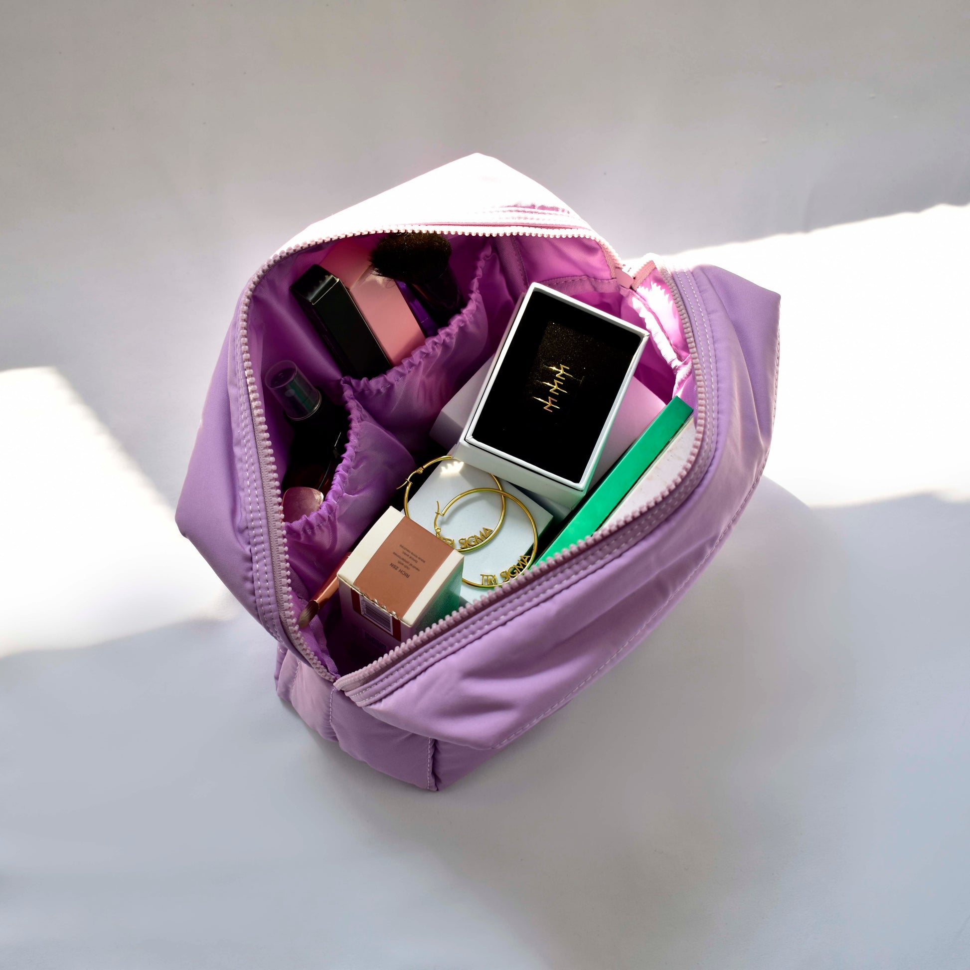 Sigma Kappa Puffer Makeup Bag - Ivy Society