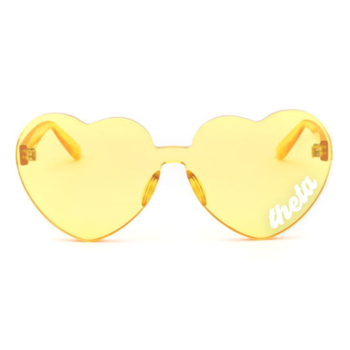 Kappa Alpha Theta Heart Sunglasses - Ivy Society