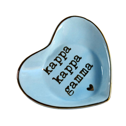 Kappa Kappa Gamma Heart Ring Dish - Ivy Society