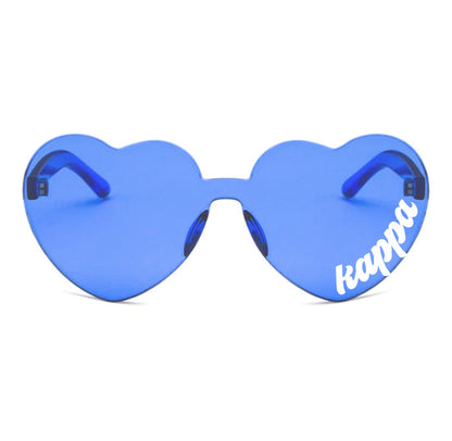 Kappa Kappa Gamma Heart Sunglasses