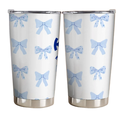 Kappa Kappa Gamma Personalized Bow Tumbler - Ivy Society