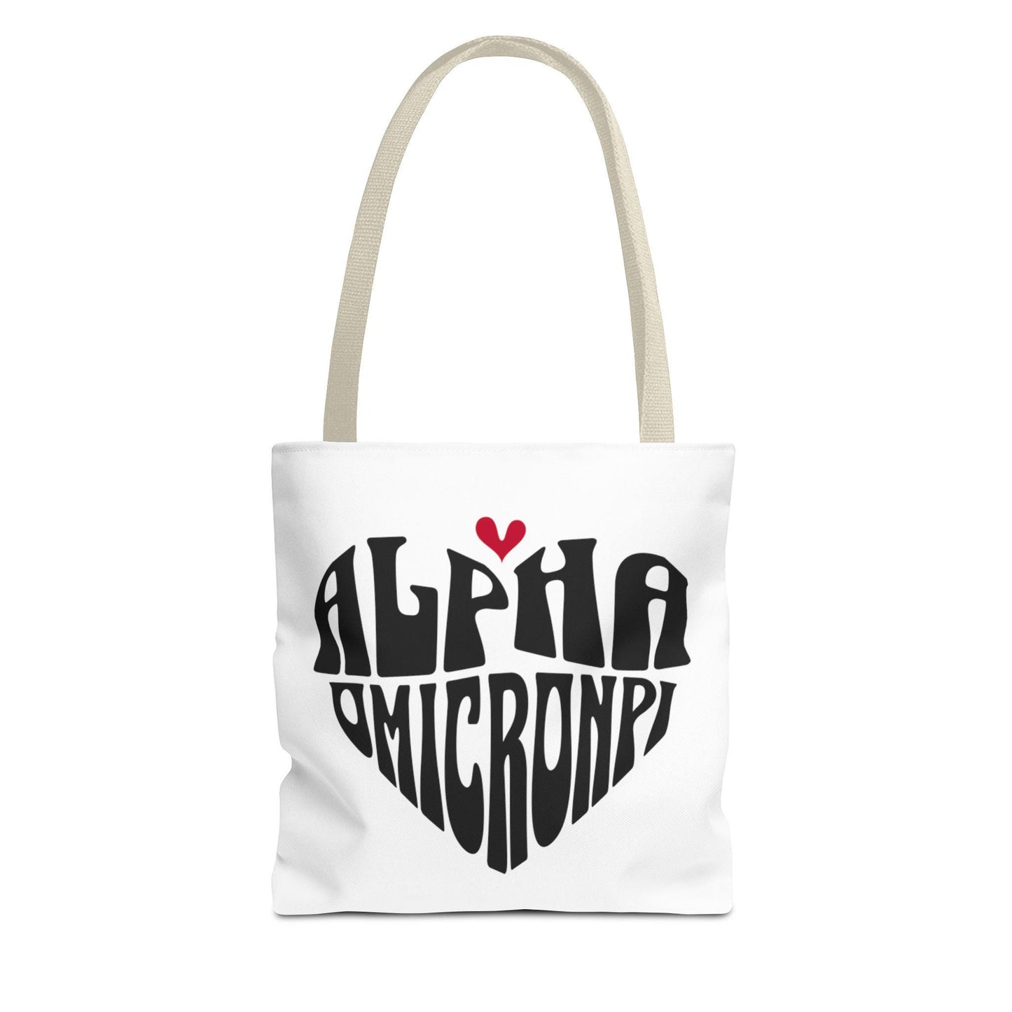 Alpha Omicron Pi Heart Tote Bag - Ivy Society