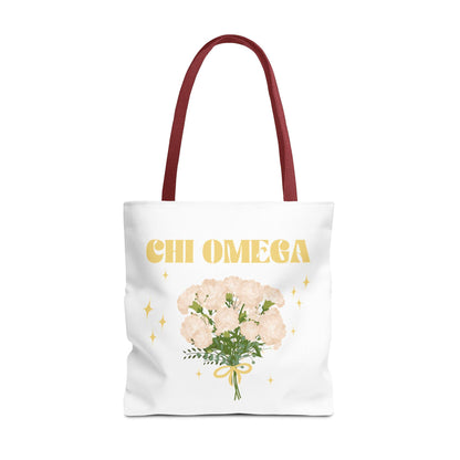 Chi Omega Bouquet Tote Bag - Ivy Society