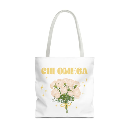 Chi Omega Bouquet Tote Bag - Ivy Society