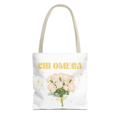Chi Omega Bouquet Tote Bag - Ivy Society