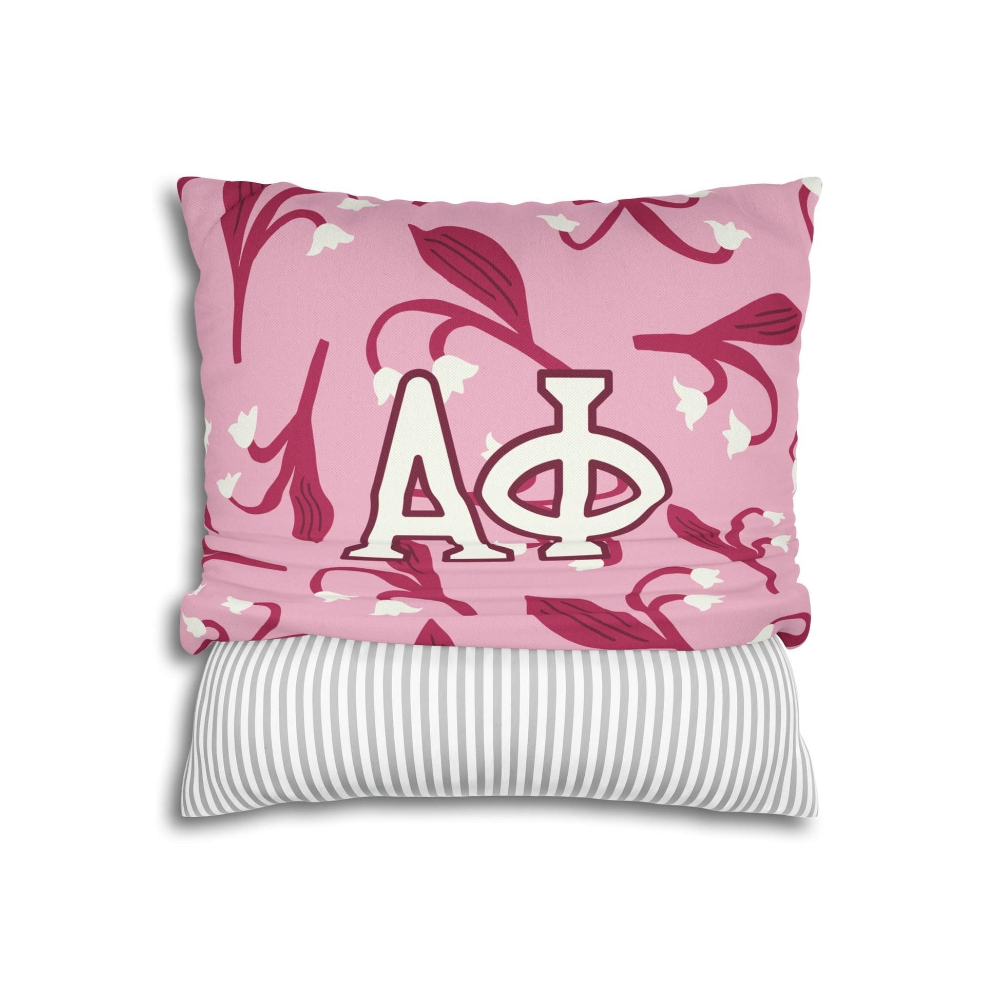 Alpha Phi Lily Throw Pillow Cover - Ivy Society