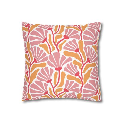 Chi Omega Floral Throw Pillow Cover - Ivy Society