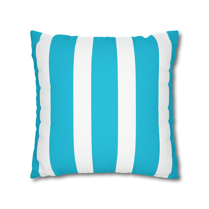 Delta Delta Delta Personalized Dolphin Stripe Pillow Cover - Ivy Society