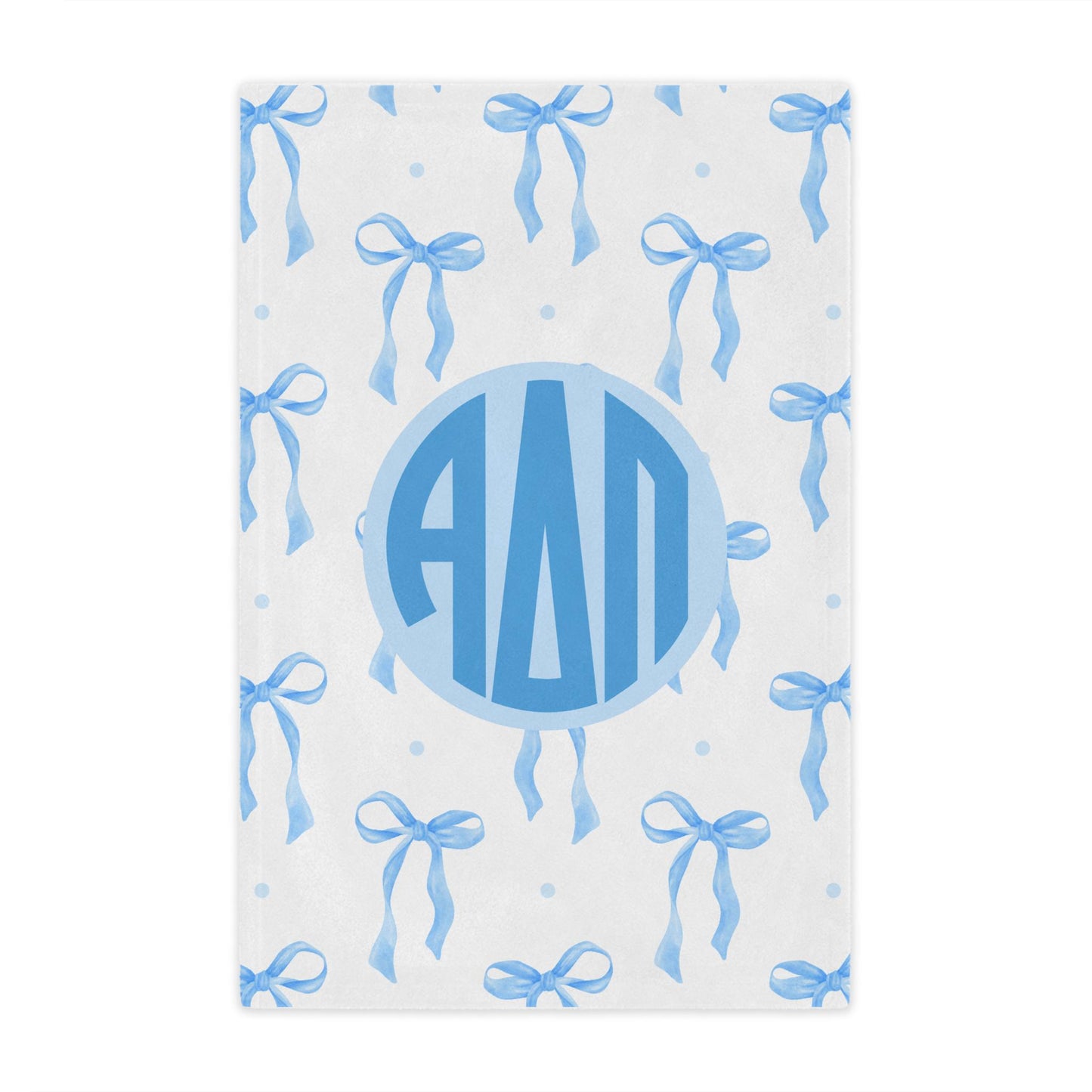 Alpha Delta Pi Blue Bow Blanket - Ivy Society