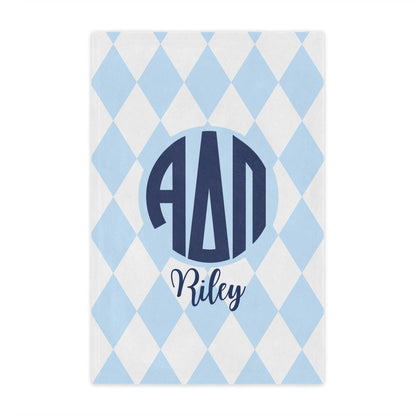 Alpha Delta Pi Personalized Diamond Blanket - Ivy Society
