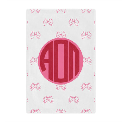 Alpha Omicron Pi Bow Blanket - Ivy Society