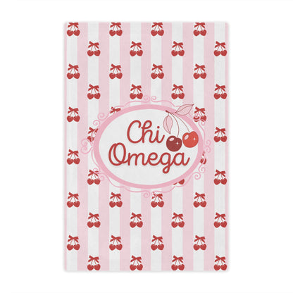 Chi Omega Cherry Blanket - Ivy Society