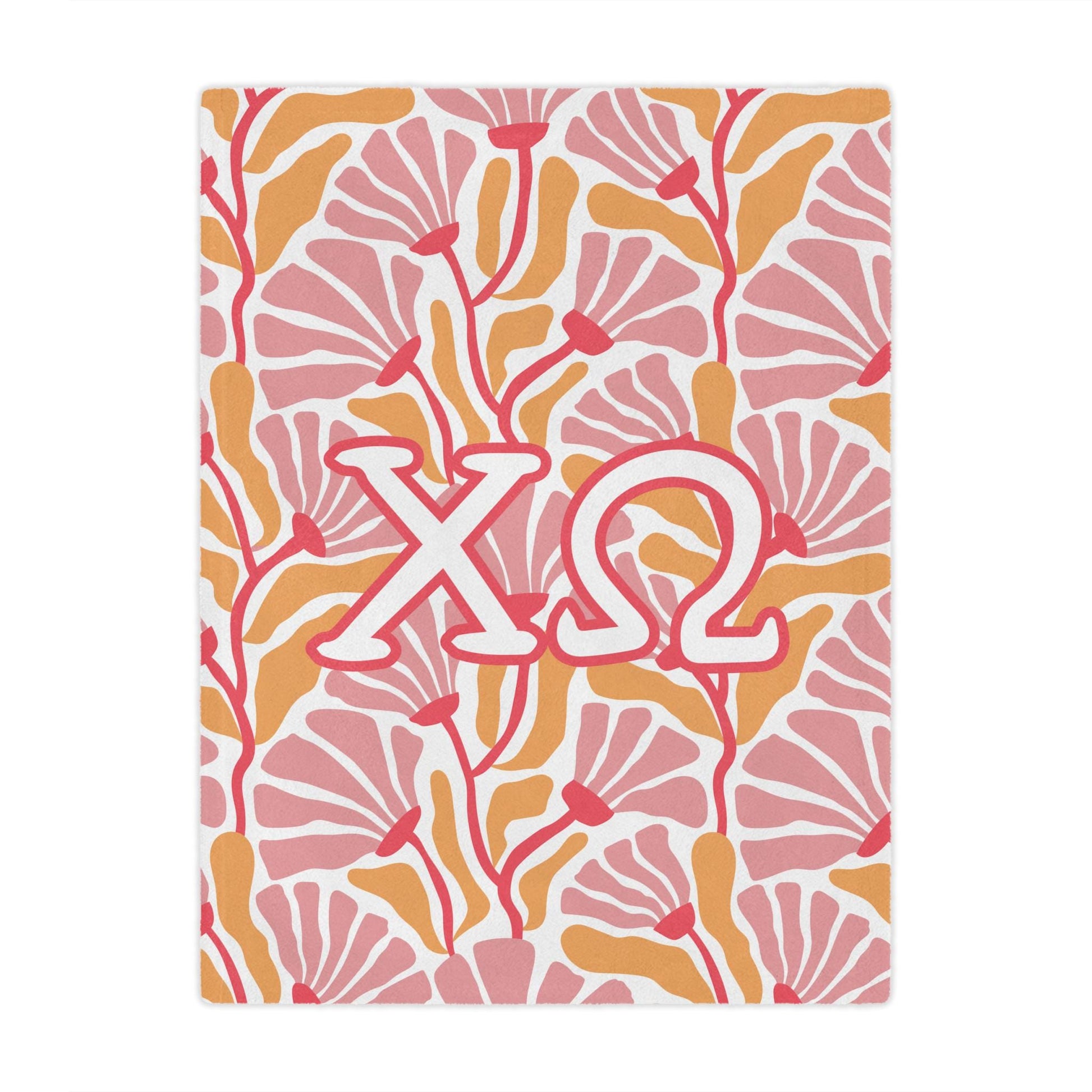 Chi Omega Floral Blanket - Ivy Society