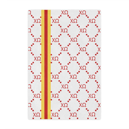 Chi Omega Print Sorority Blanket - Ivy Society