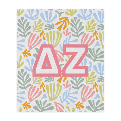 Delta Zeta Floral Blanket - Ivy Society