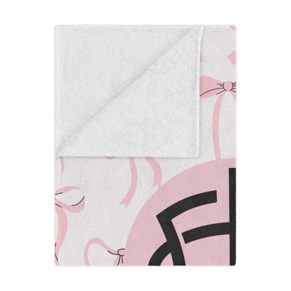 Gamma Phi Beta Personalized Bow Blanket - Ivy Society