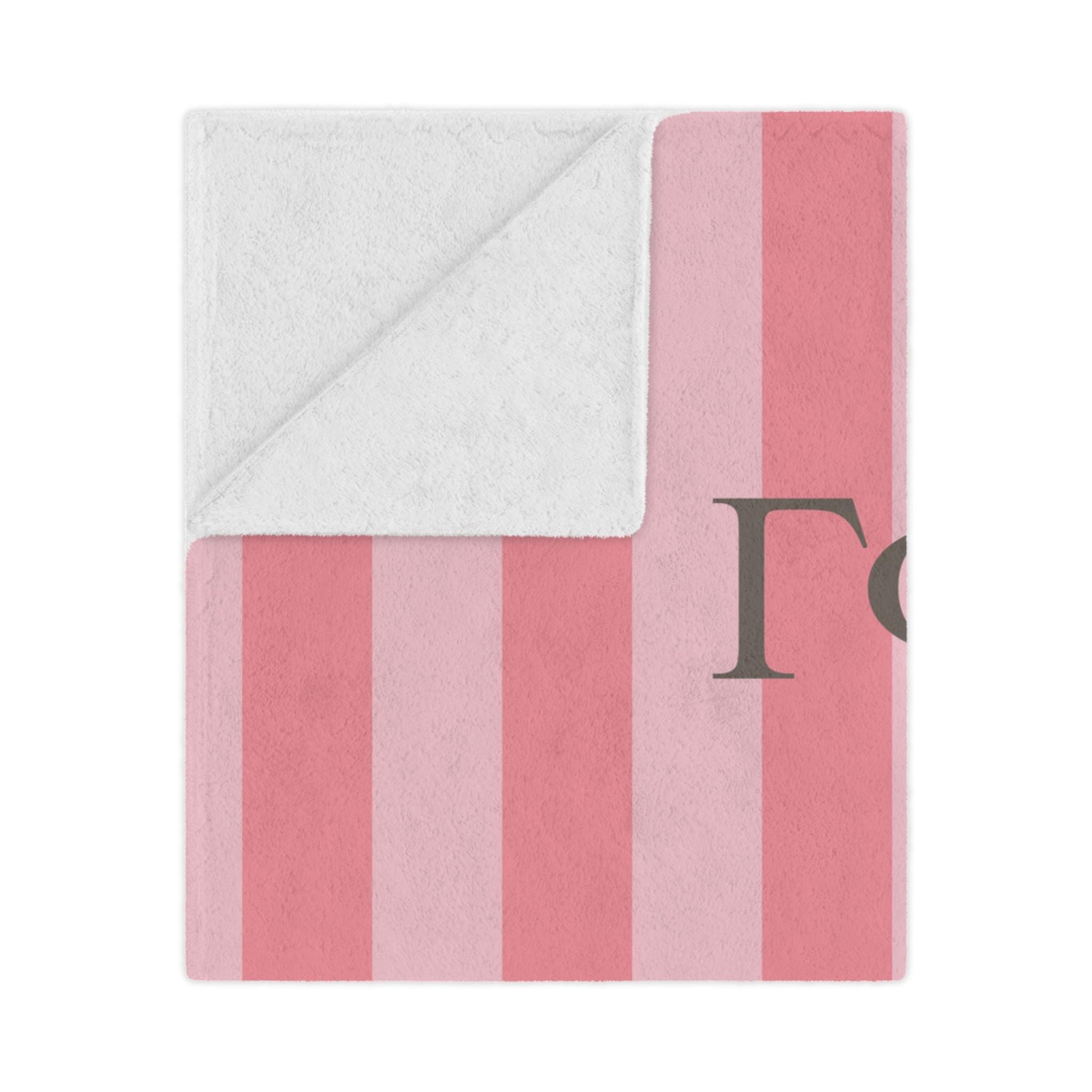Gamma Phi Beta Personalized Moon Stripe Blanket - Ivy Society