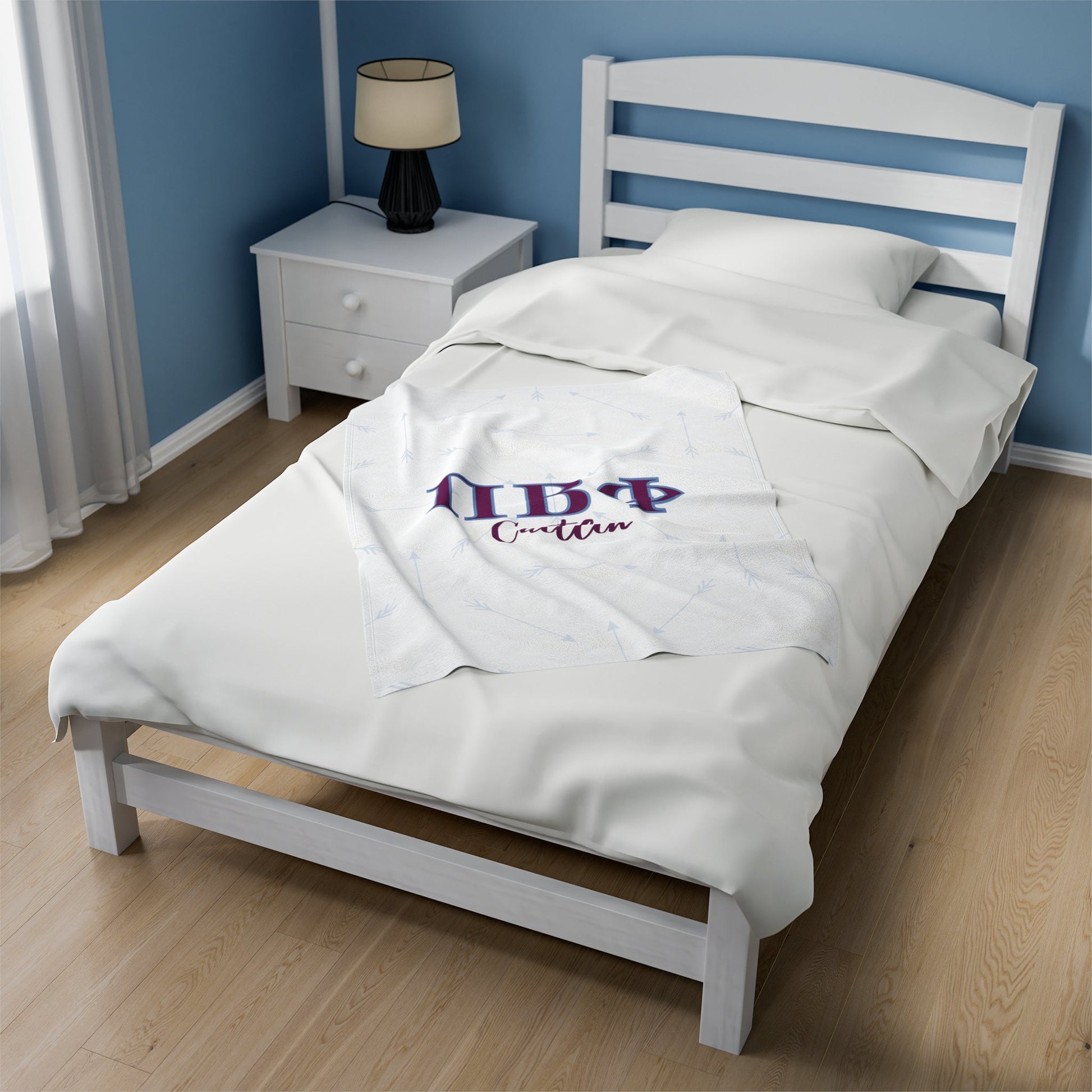 Pi Beta Phi Personalized  Arrow Blanket - Ivy Society