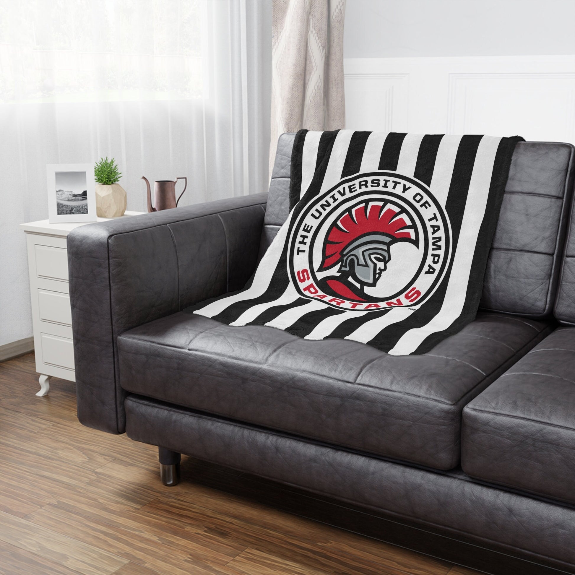 University of Tampa Stripe Blanket - Ivy Society