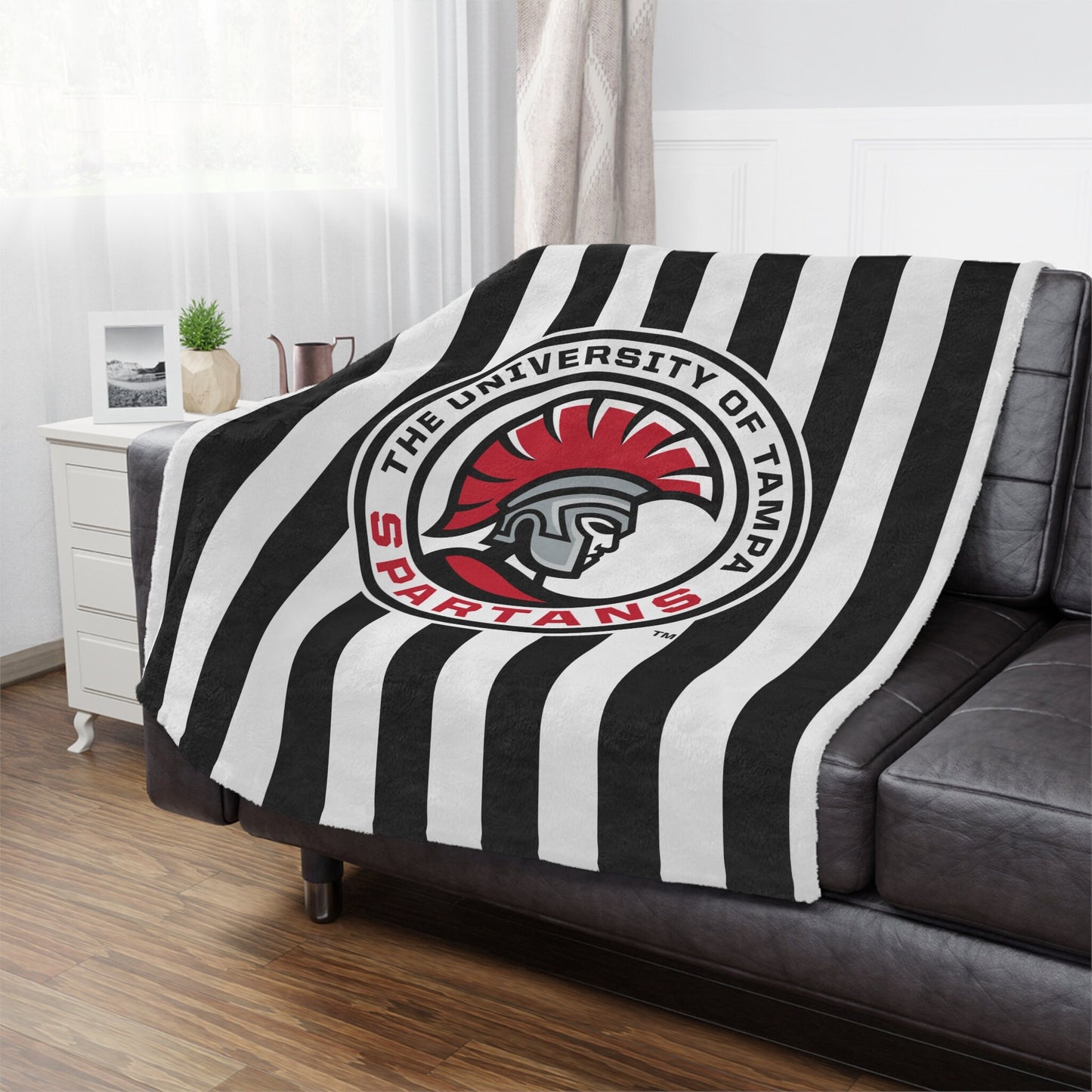 University of Tampa Stripe Blanket - Ivy Society