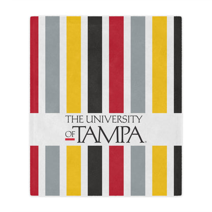 University of Tampa Striped Blanket - Ivy Society