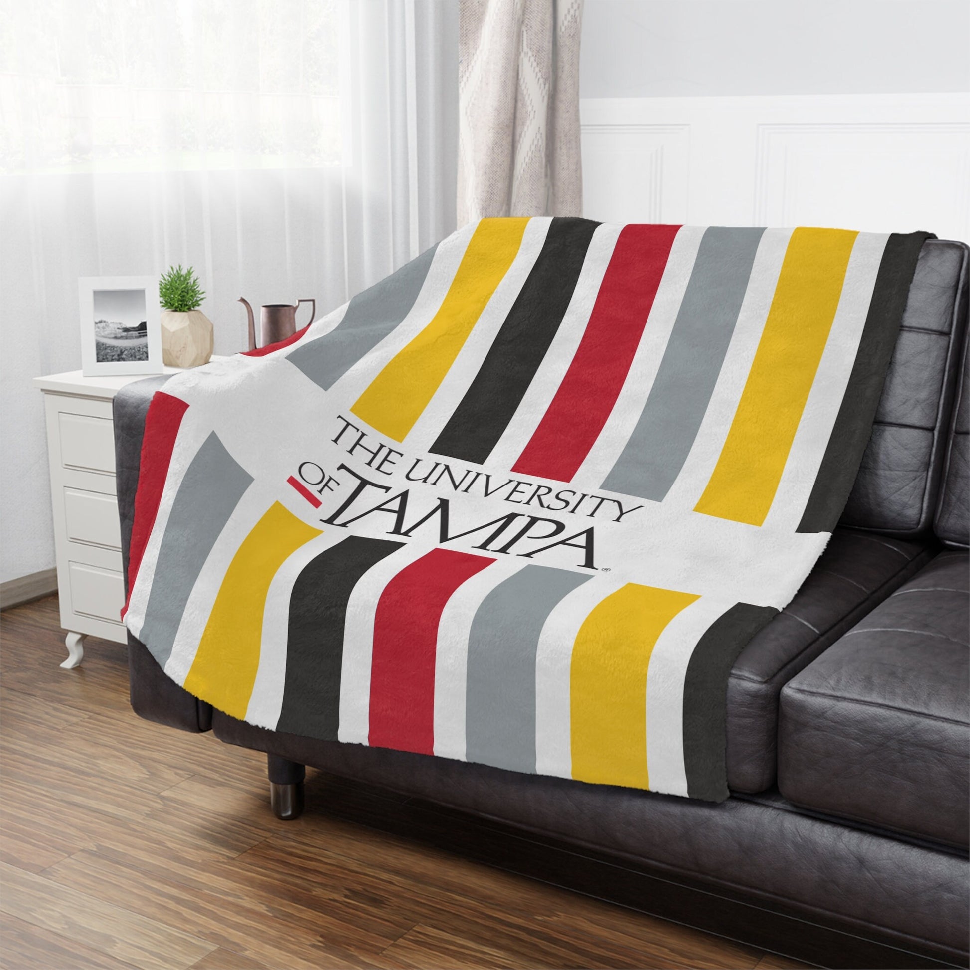University of Tampa Striped Blanket - Ivy Society