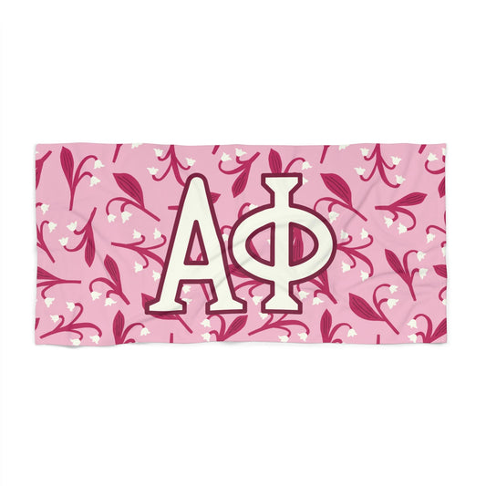 Alpha Phi Lily Beach Towel - Ivy Society