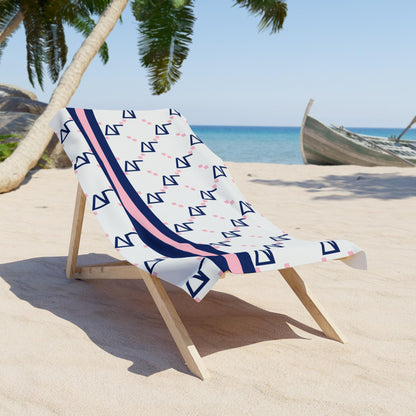 Delta Gamma Print Beach Towel - Ivy Society