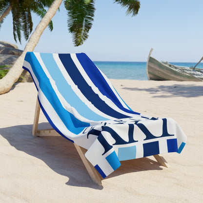 Personalized Kappa Kappa Gamma Sorority Beach Towel - Ivy Society
